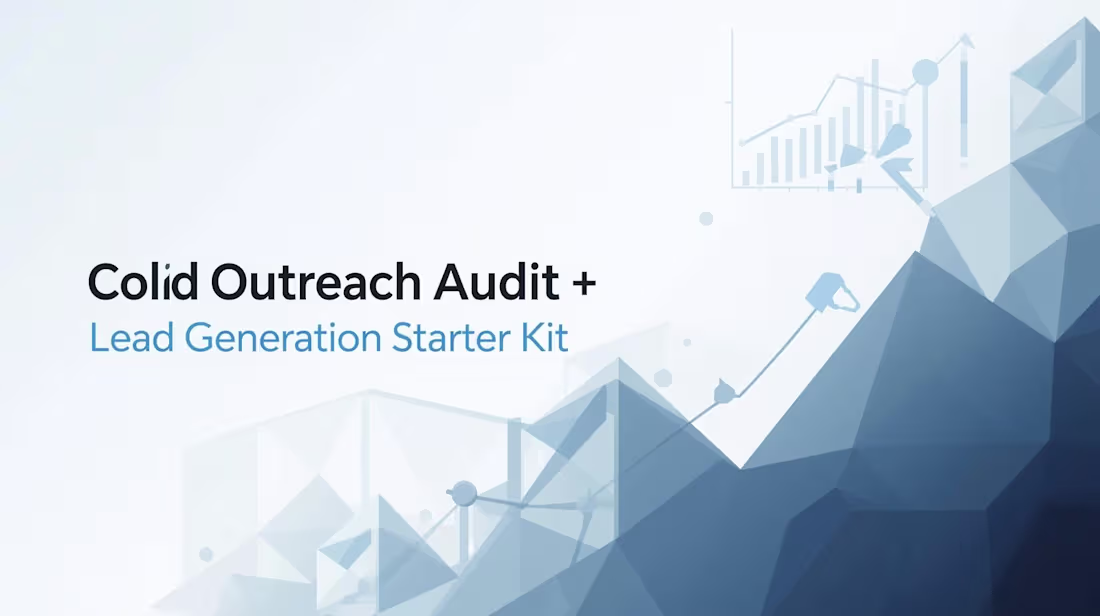 Cover image for Cold Outreach Audit + Lead Generation Starter Kit