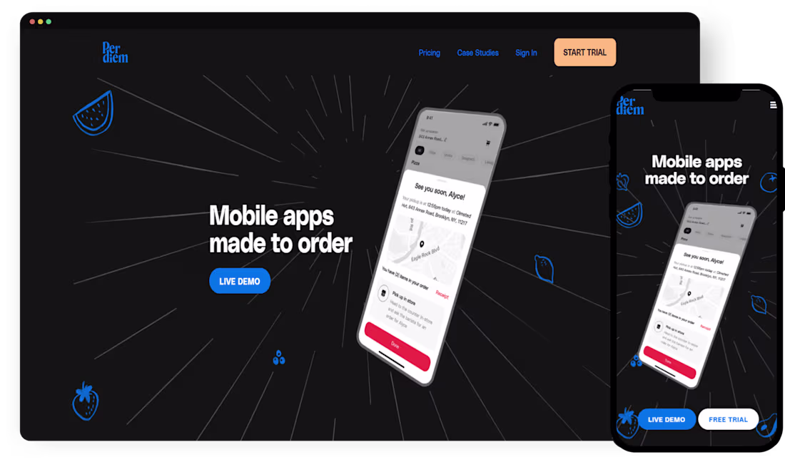 Cover image for Per-Diem Website