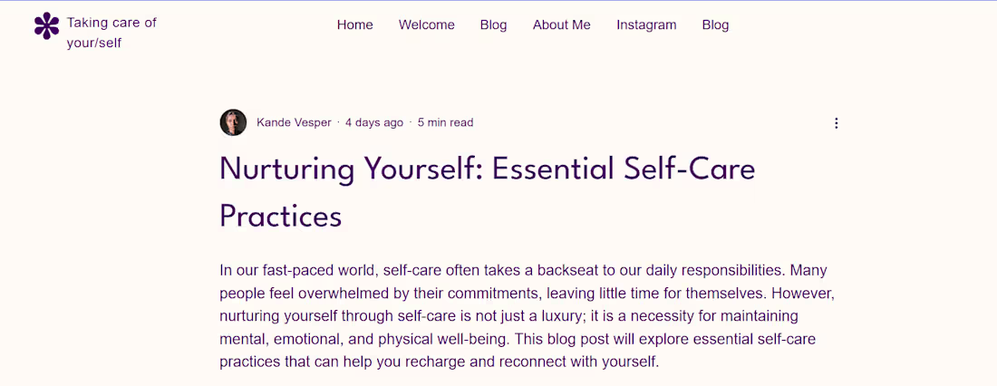 Cover image for First time making a Blog & constructing articles through Wix...