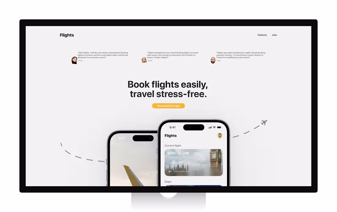 Cover image for Flights App Concept