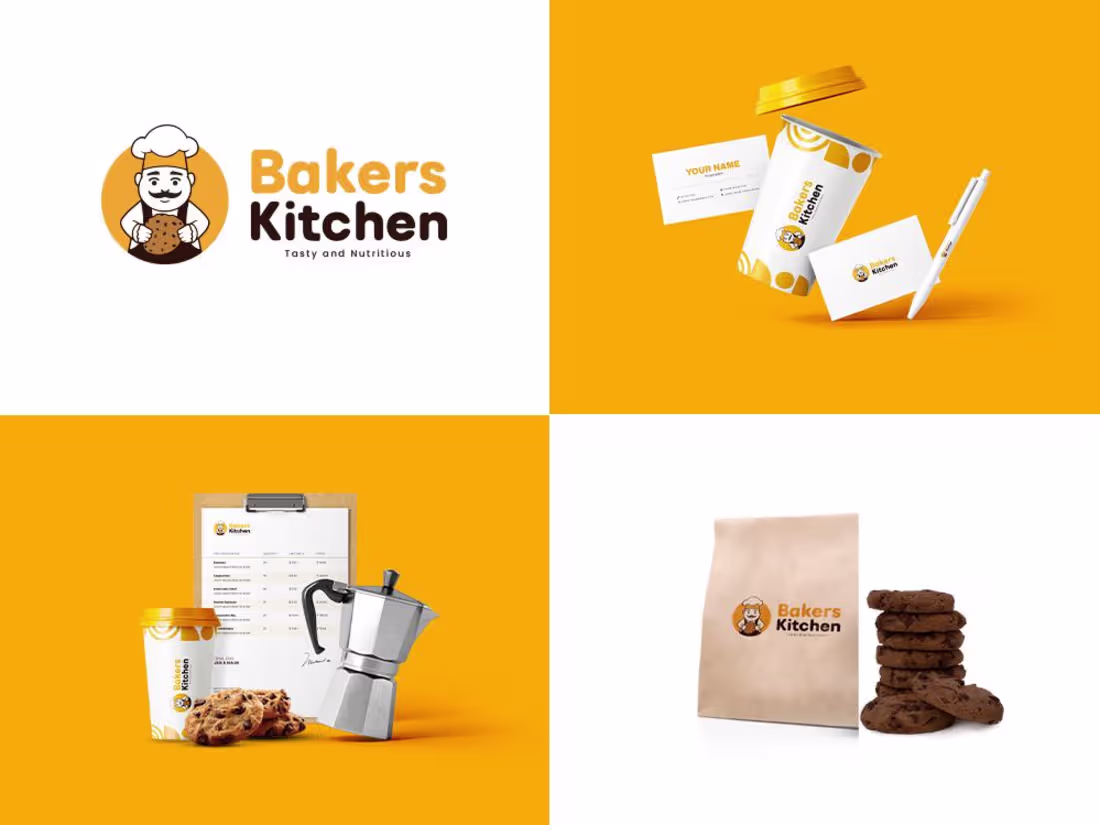 Cover image for Rebrand Concept for - bakery shop | Bakers Kitchen Logo Design