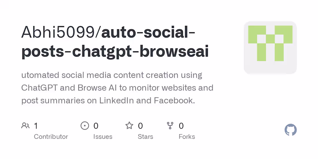 Cover image for Automated Social Media Posting with AI
