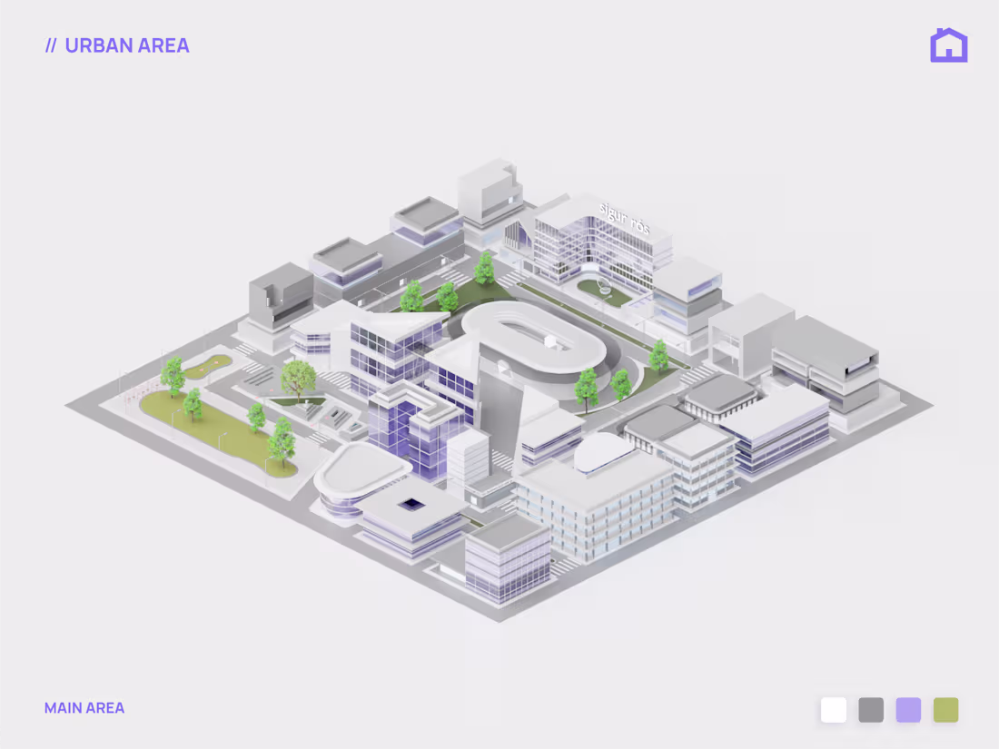 Cover image for Smart City - 3D Illustration