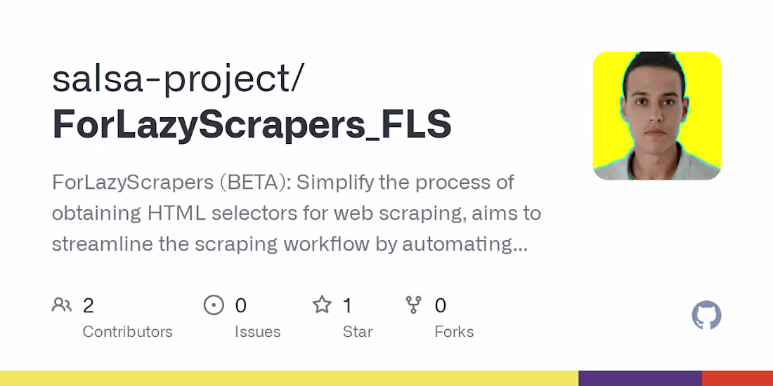 Cover image for salsa-project/ForLazyScrapers_FLS