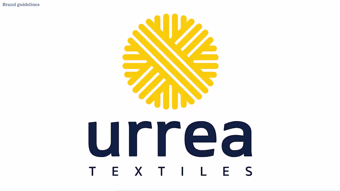 Cover image for Rebranding - Urrea Textiles Brand book on Behance
