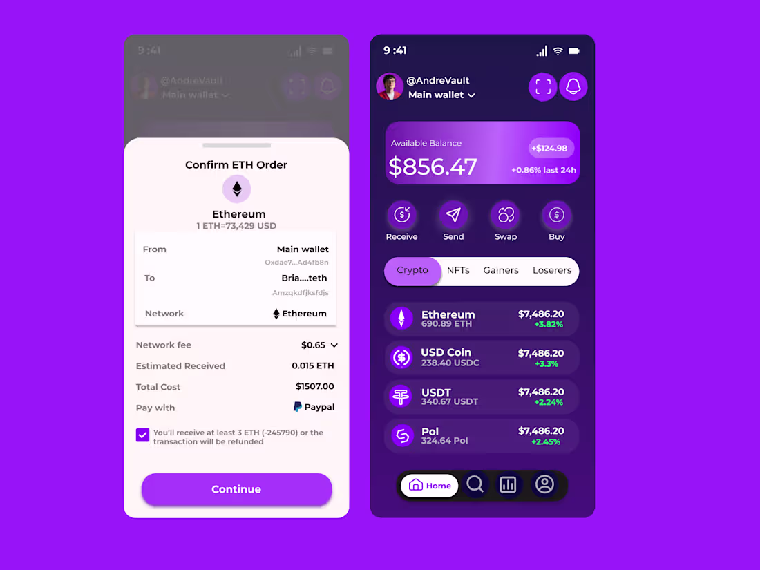 Cover image for This sleek mobile crypto wallet