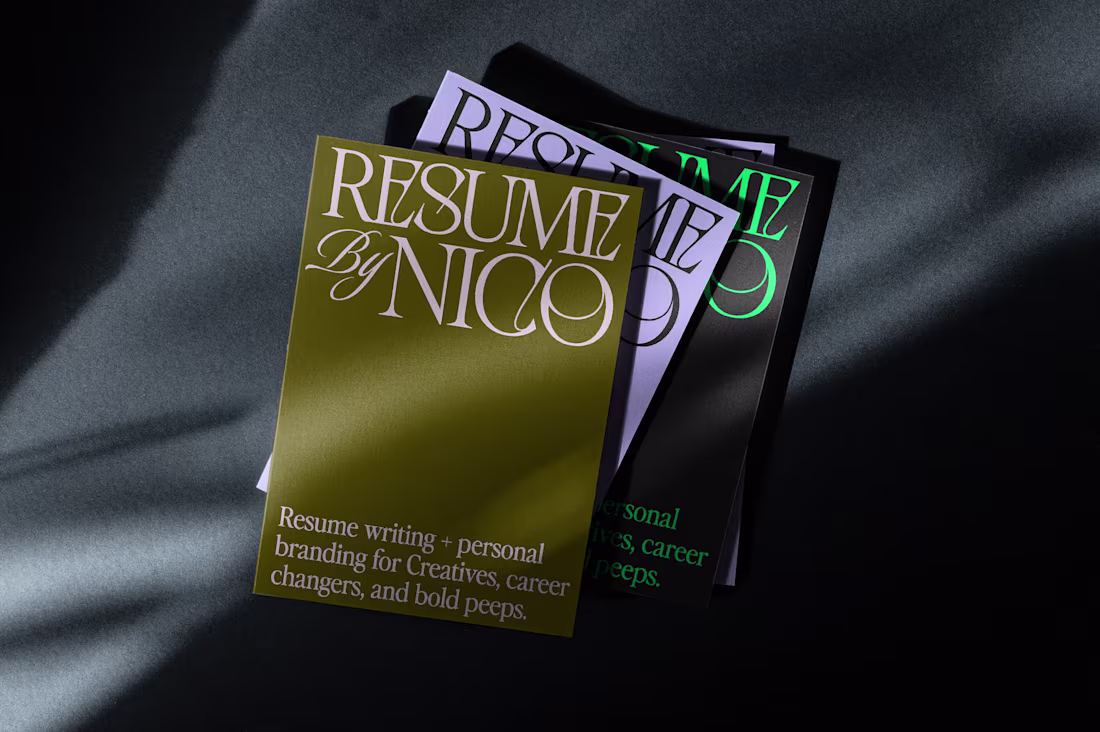 Cover image for Brand Identity Design: Resume By Nico