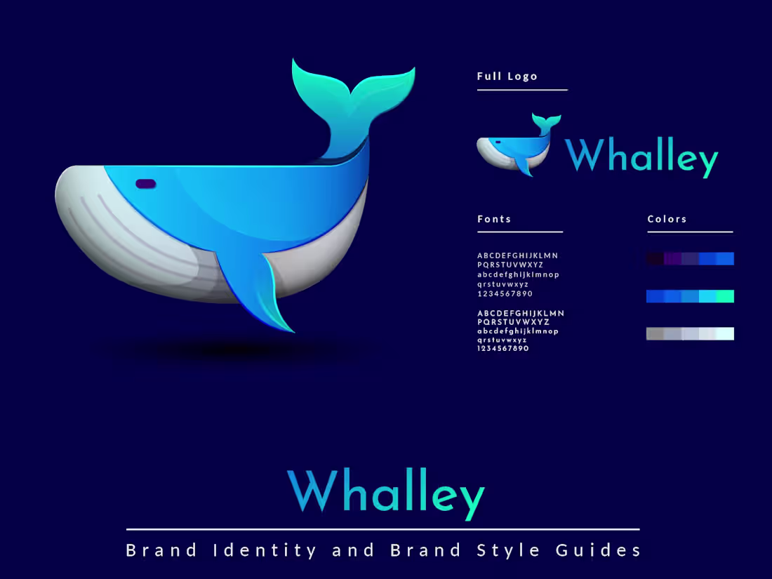 Cover image for Whalley - Brand Identity and Brand Style Guide