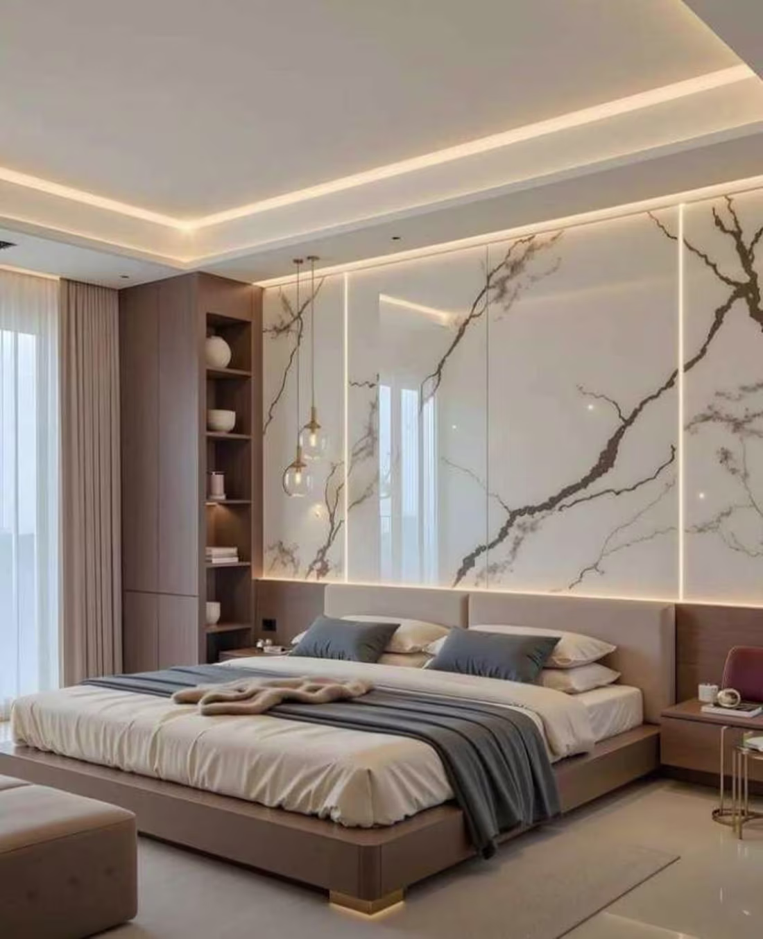 Cover image for Aesthetic Bedroom with proper lighting.