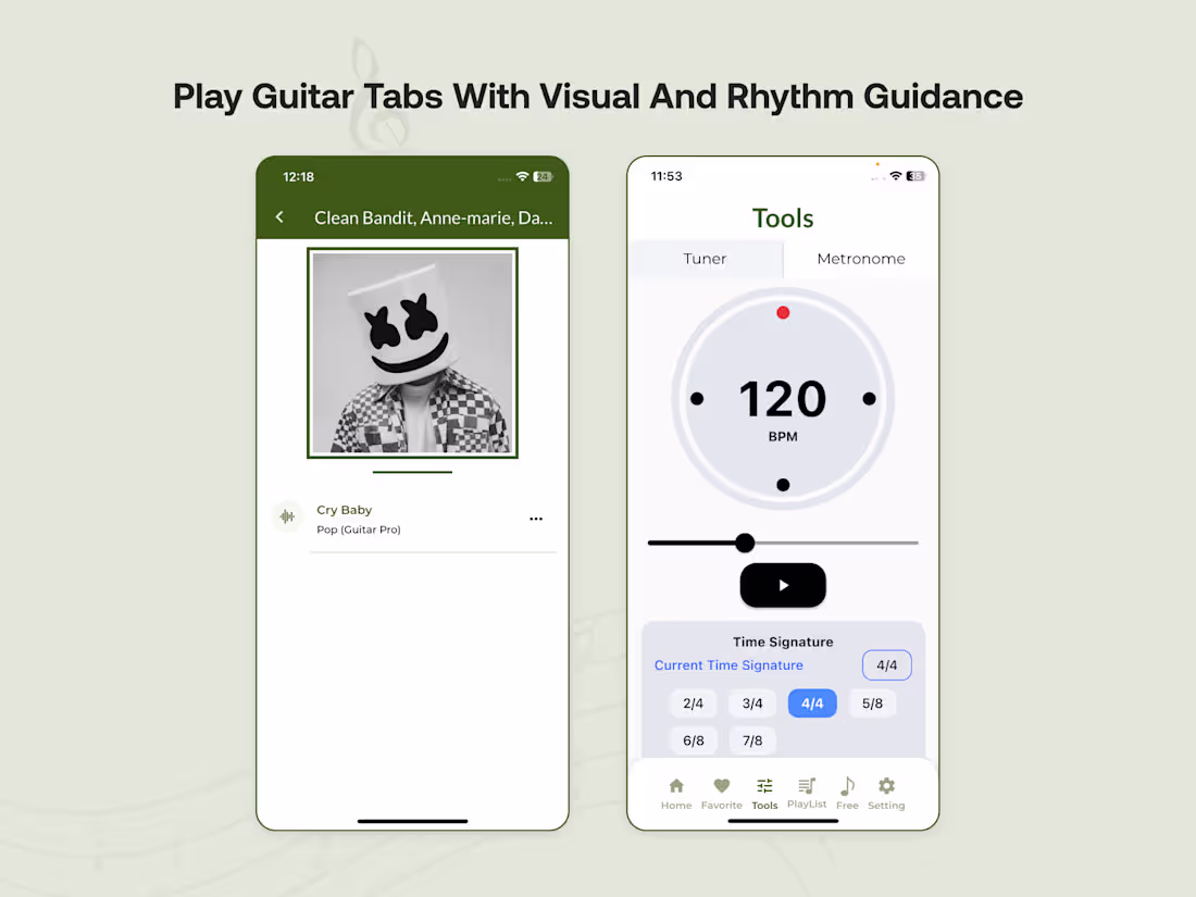Cover image for ProTabs – Guitar Tabs & Chords Learning App