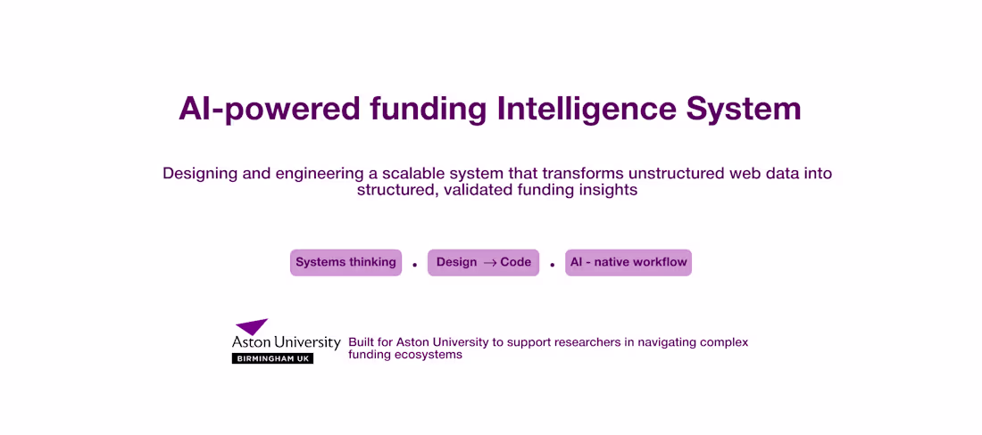 Cover image for AI Data Transformation for Funding Opportunities