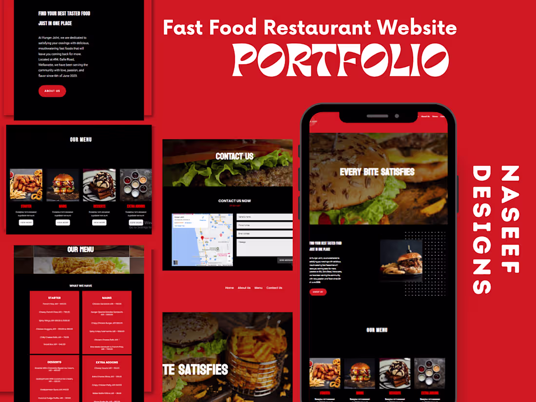 Cover image for Fast Food Restaurant | WordPress Website

