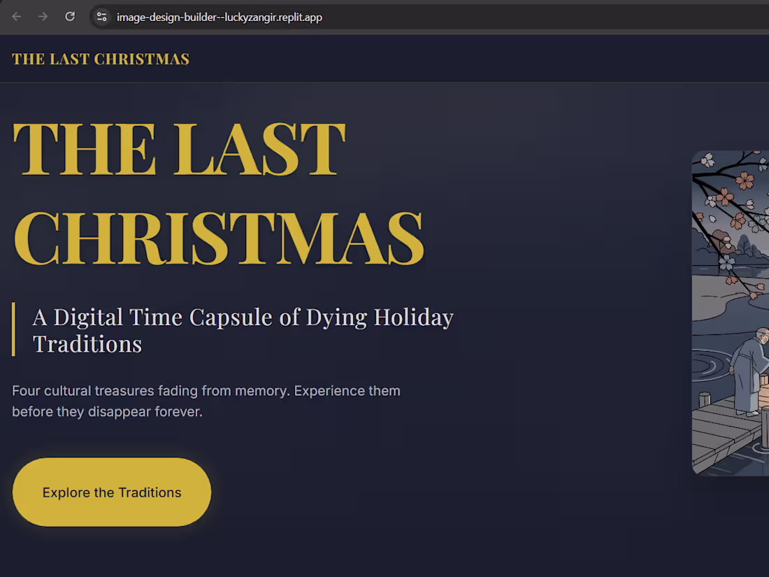 Cover image for 🎄 PRESERVING DYING TRADITIONS - Dual Submission 🎄 For #Hol...