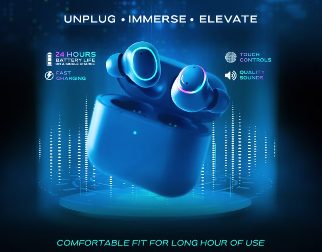 Cover image for Tech Product ad: Earbud