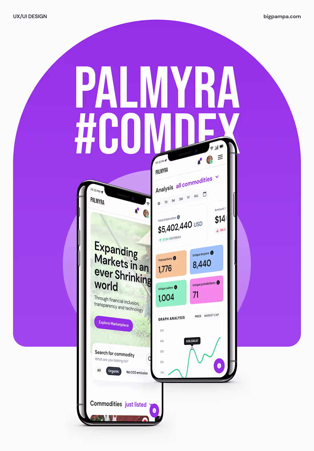 Cover image for Palmyra - App and web design
