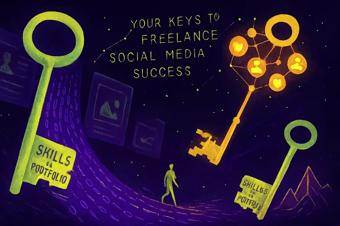 Cover image for Skills & Portfolio: Your Keys to Freelance Social Media Success