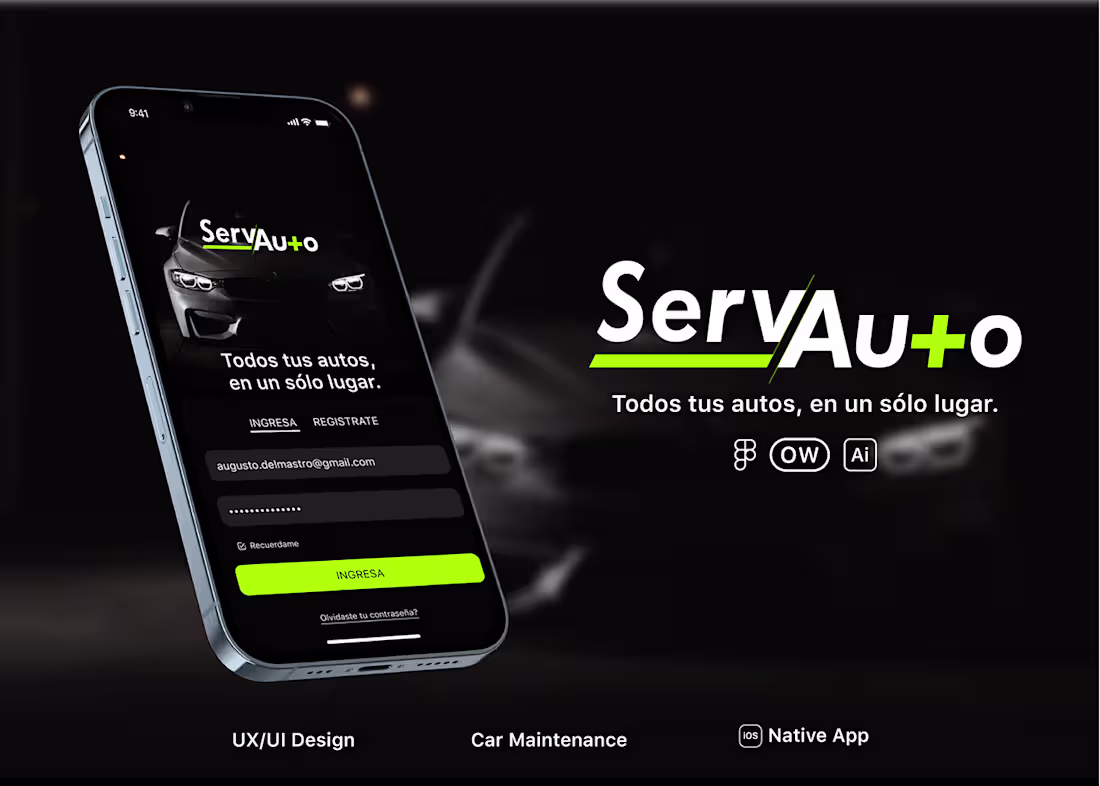 Cover image for Servauto | Web App Design