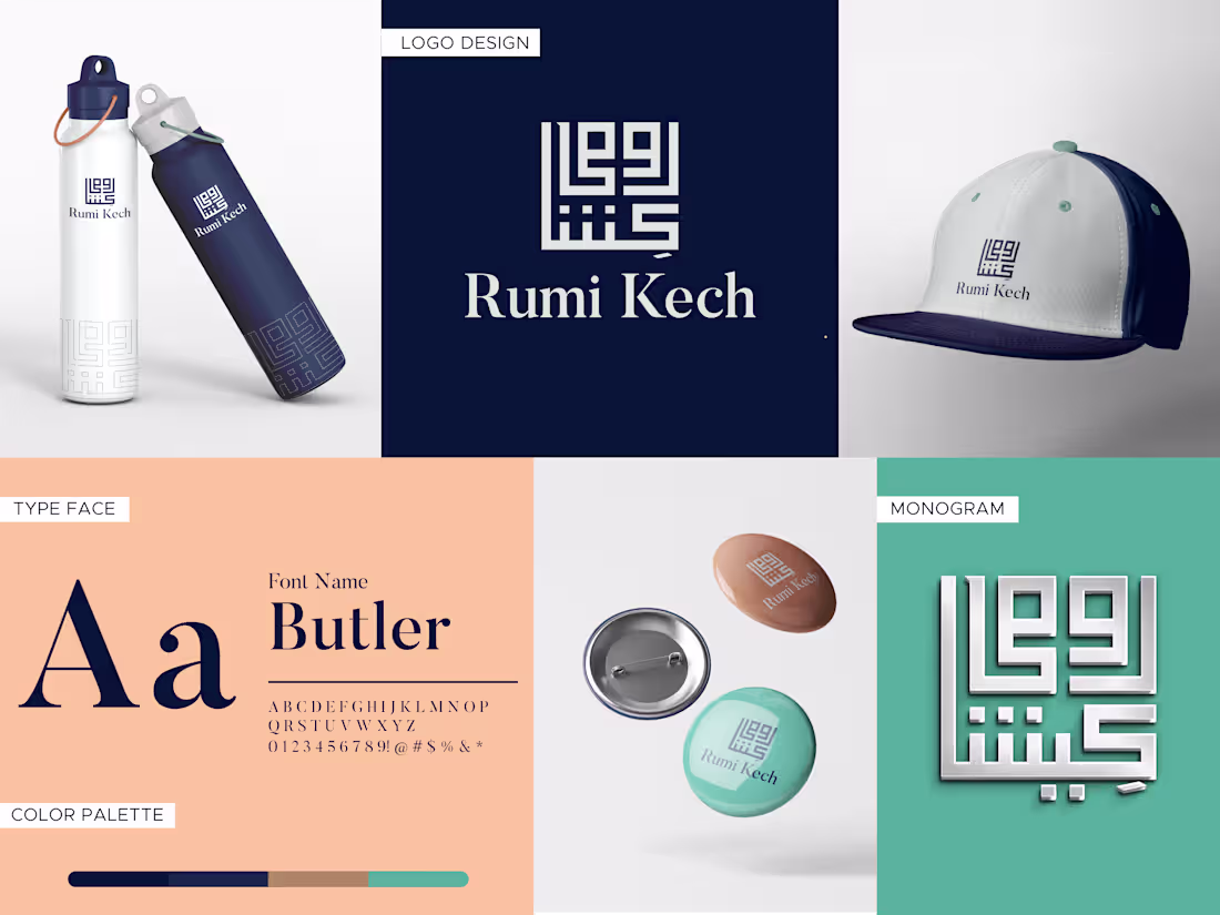 Cover image for Design a modern logo with detailed branding kit