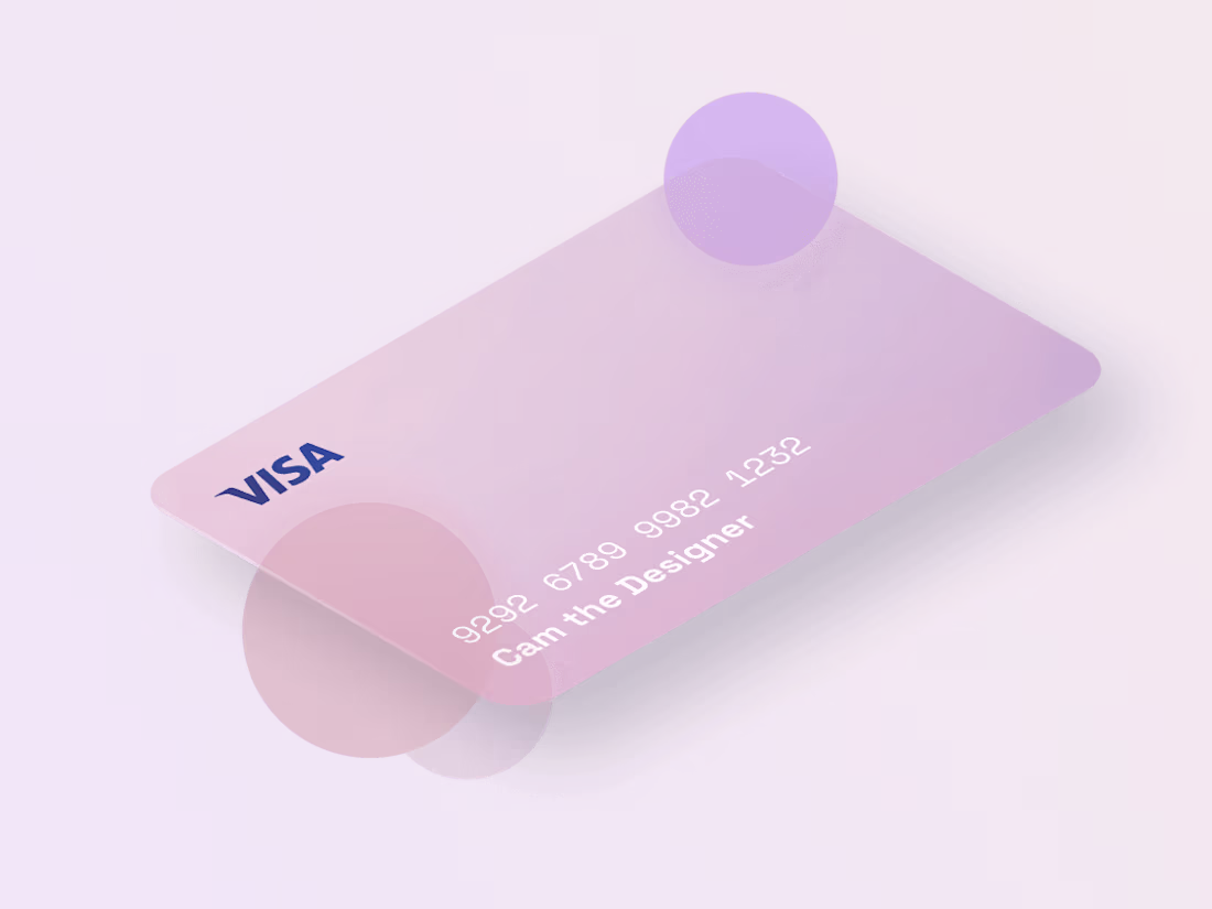 Cover image for Cam the Designer Credit Card