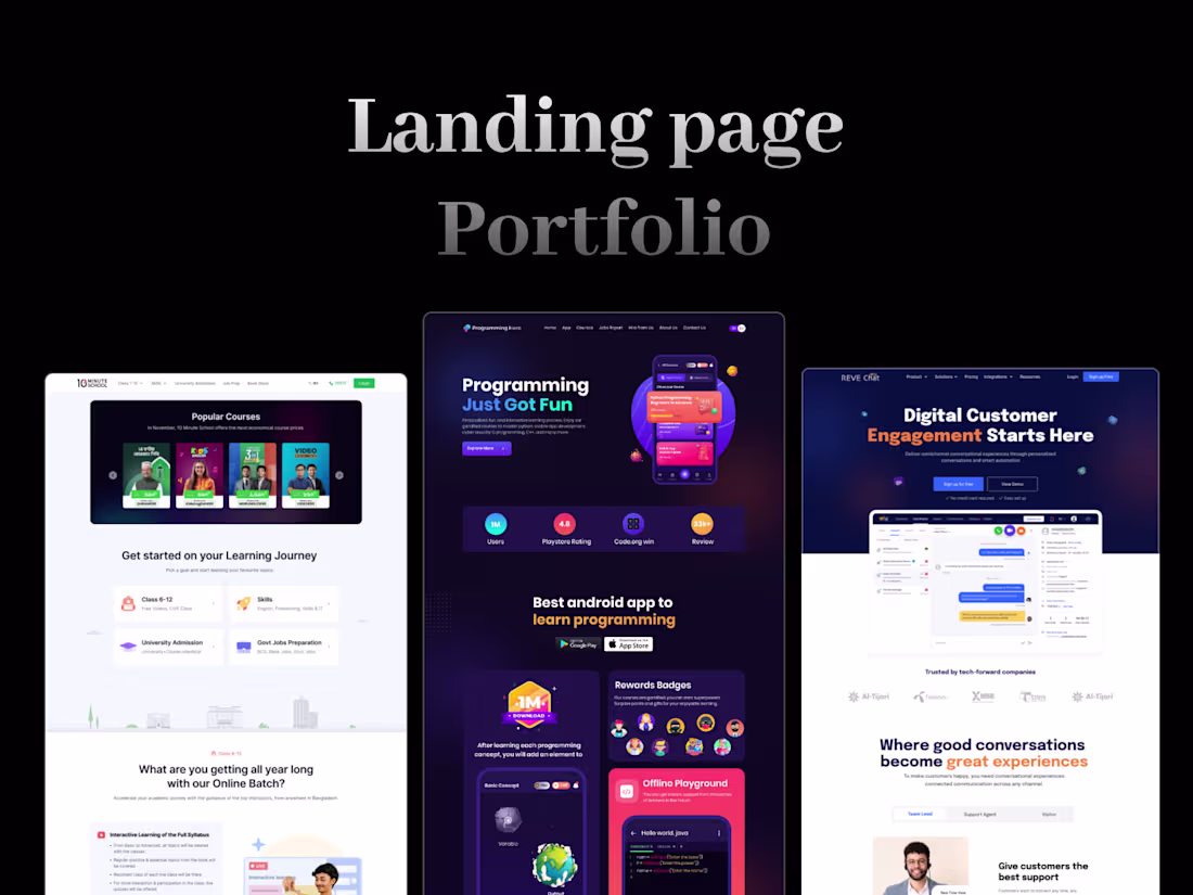 Cover image for  Landing Page and Web Page Design Solutions- Figma