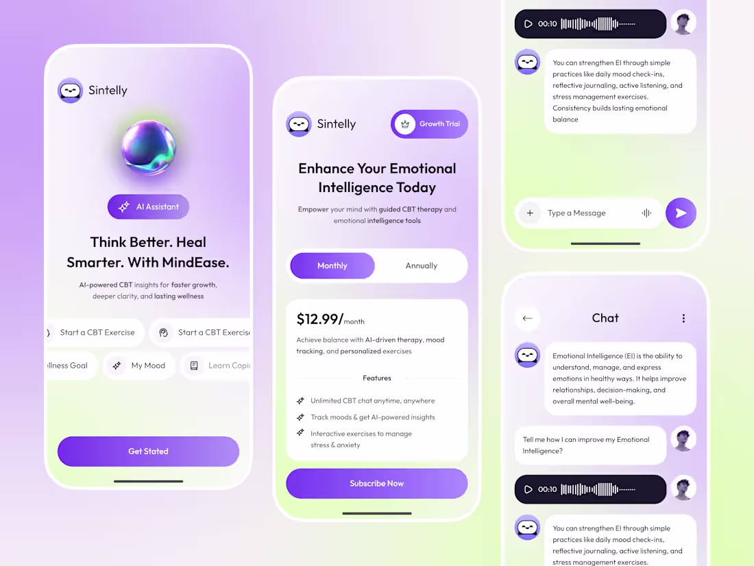 Cover image for AI-Powered Listening Skills Interface Design