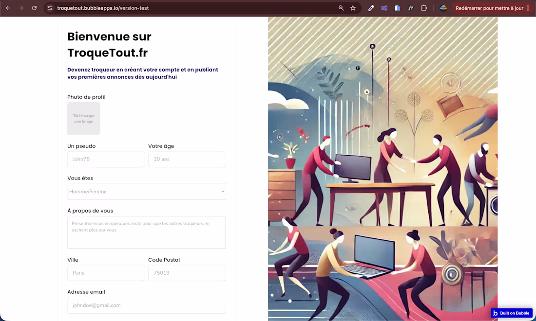 Cover image for TroqueTout est une marketplace communautaire