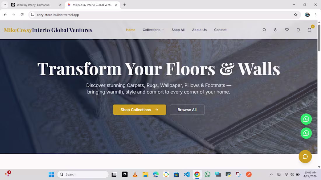 Cover image for “MikeCossy Interio Global Ventures on