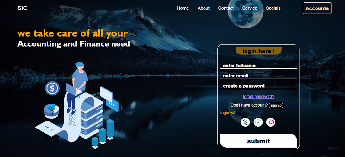 Cover image for Build this cool landing page using html and and css.