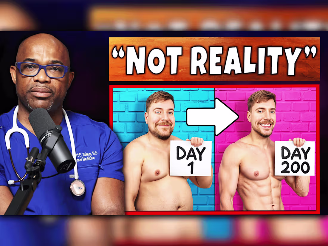 Cover image for Doctor Reacts to Mr. Beast’s Shocking Health Advice!
