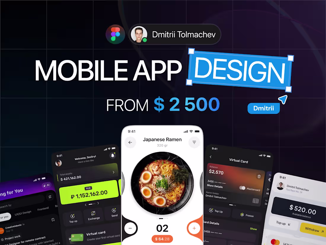 Cover image for Mobile App Design | Figma