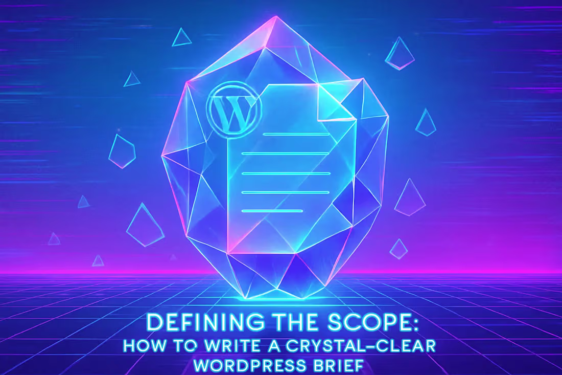 Cover image for Defining the Scope: How to Write a Crystal-Clear WordPress Brief