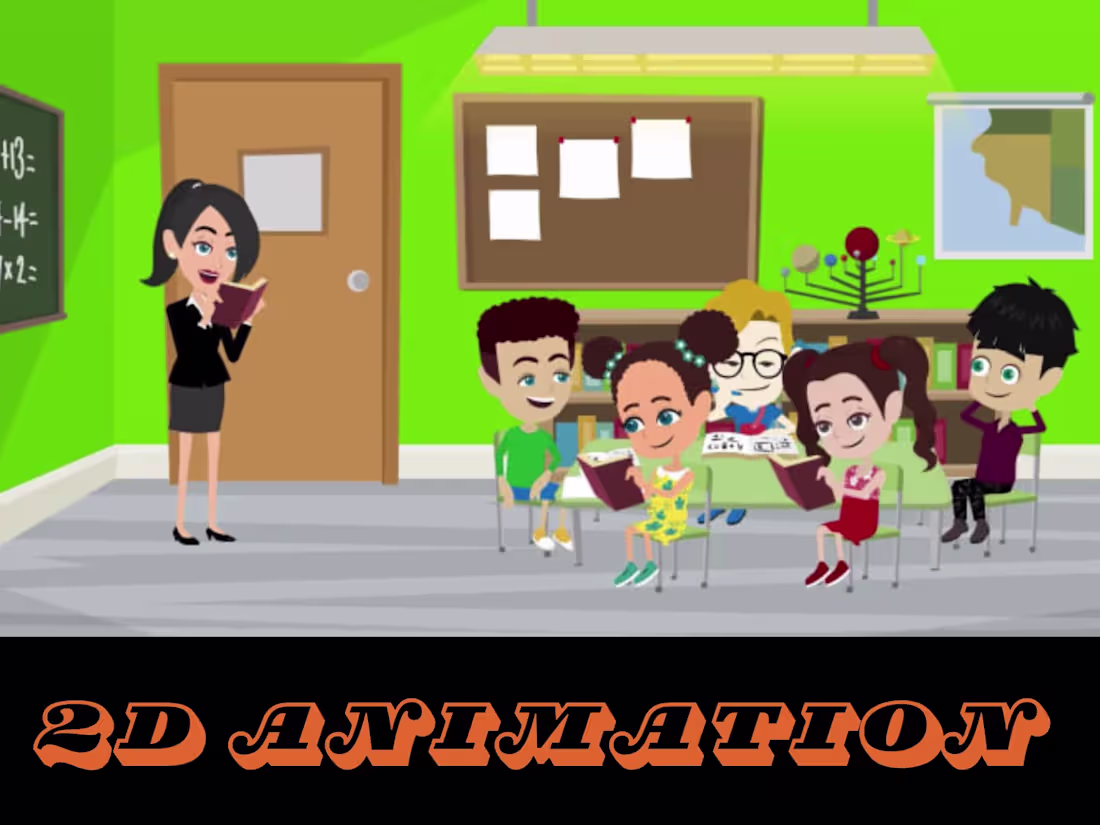 Cover image for 2d character and make a cartoon animation