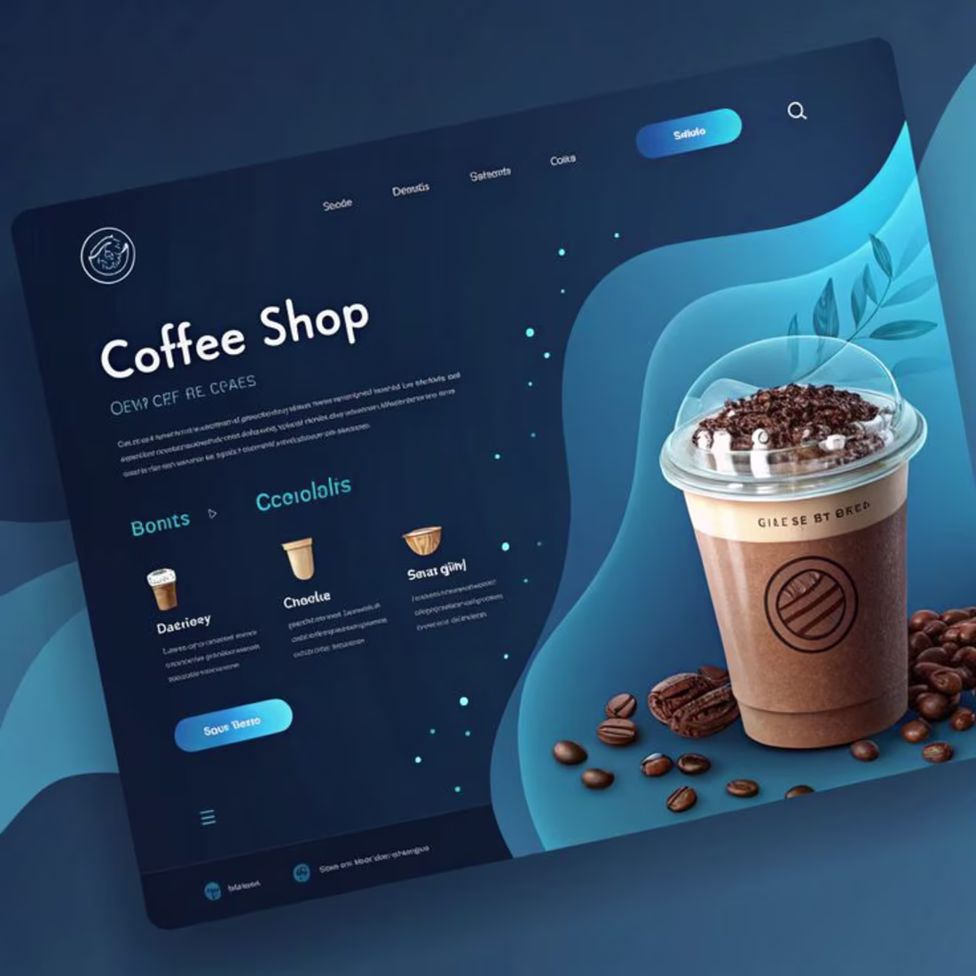 Cover image for Stunning Coffee Shop Websites with