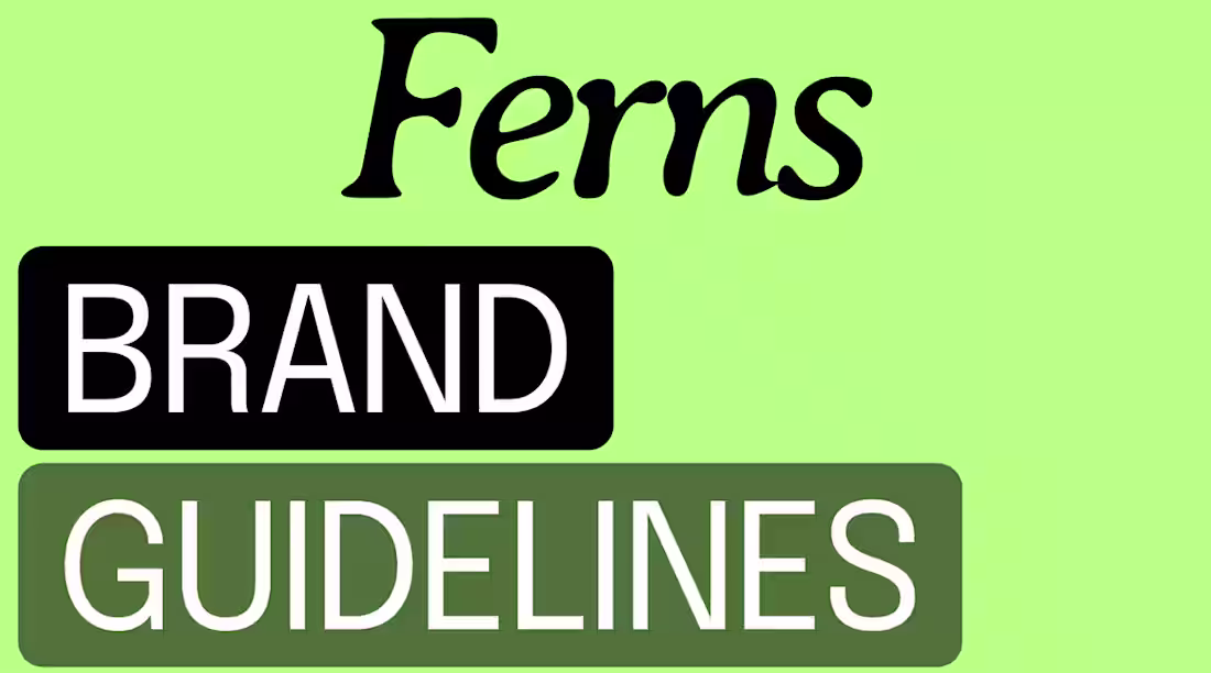 Cover image for Ferns Brand Design — Dominique Design