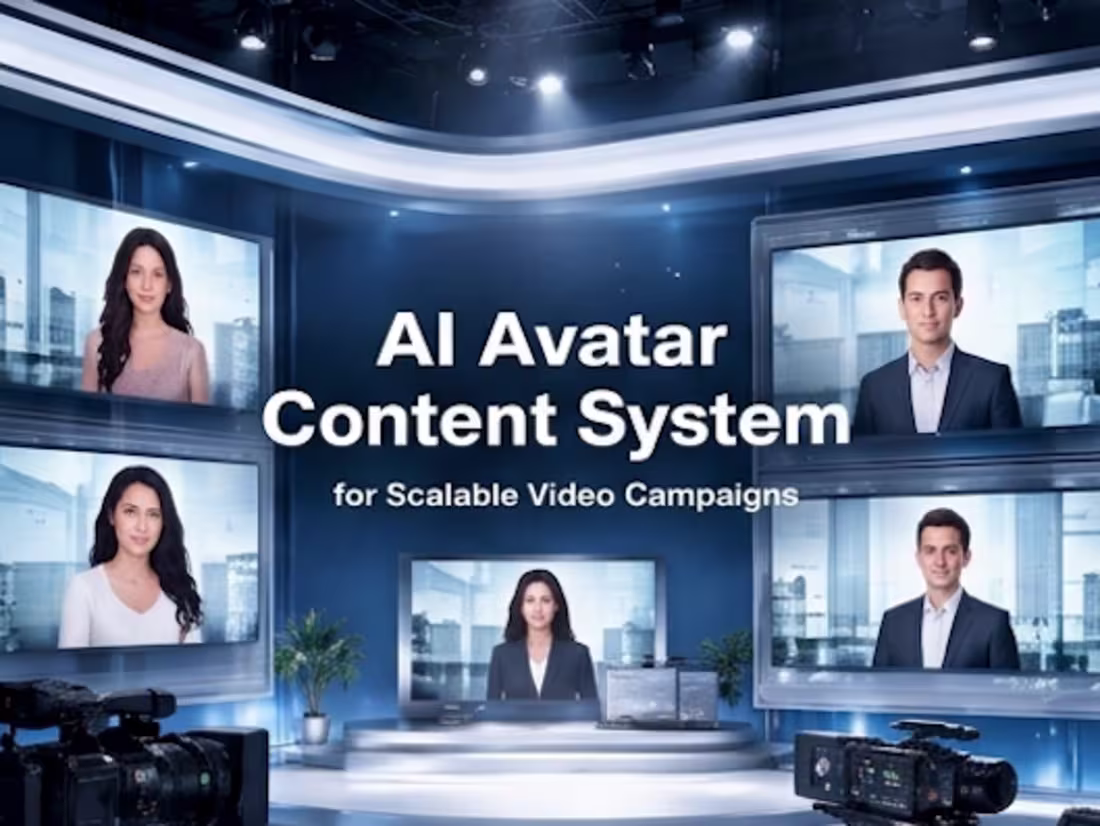 Cover image for Created AI avatar-driven video content