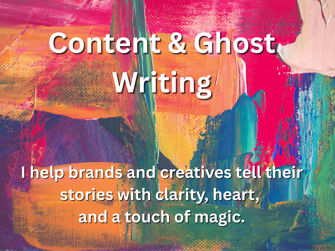 Cover image for Content & Ghost Writing