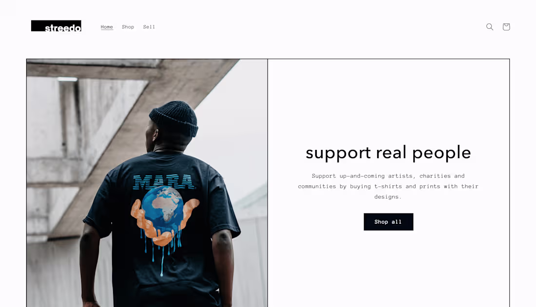 Cover image for streedo - real designs from up-and-coming artists