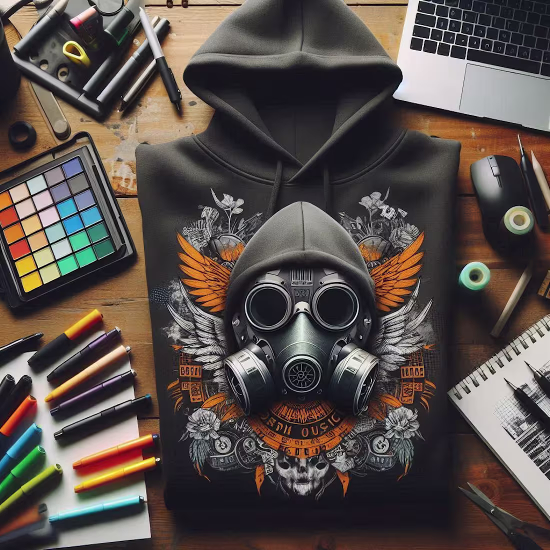 Cover image for I was working on this hoodie design for about a week and sur...