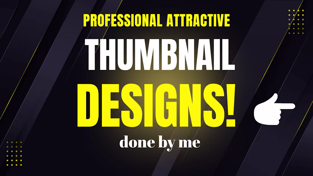 Cover image for YouTube Thumbnails designed by Me