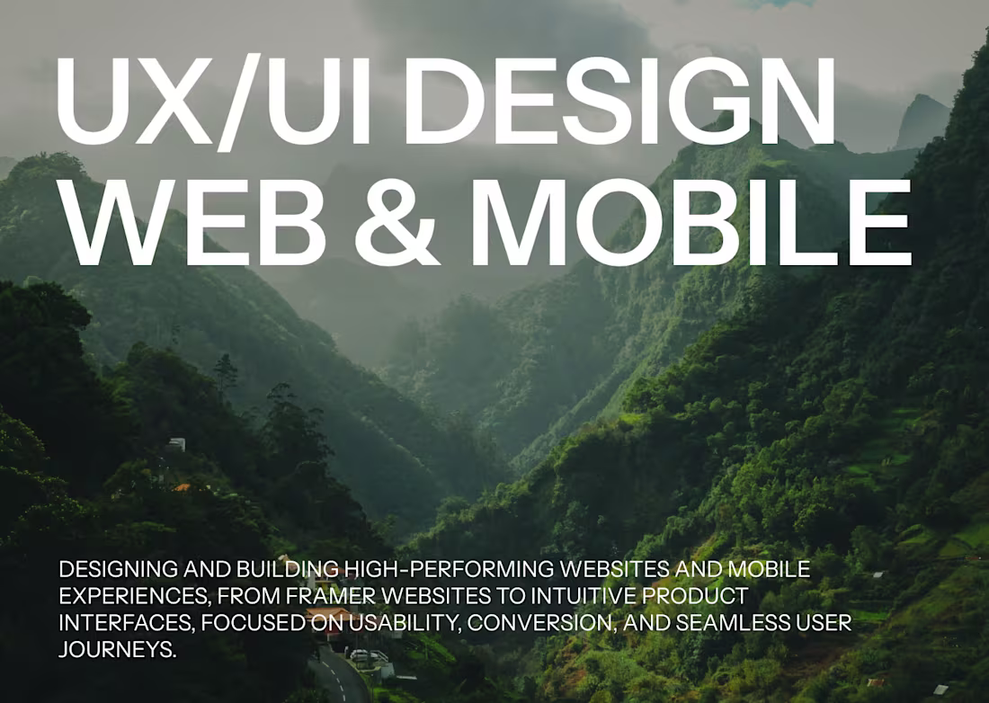 Cover image for Ux/Ui Design | Web | Mobile