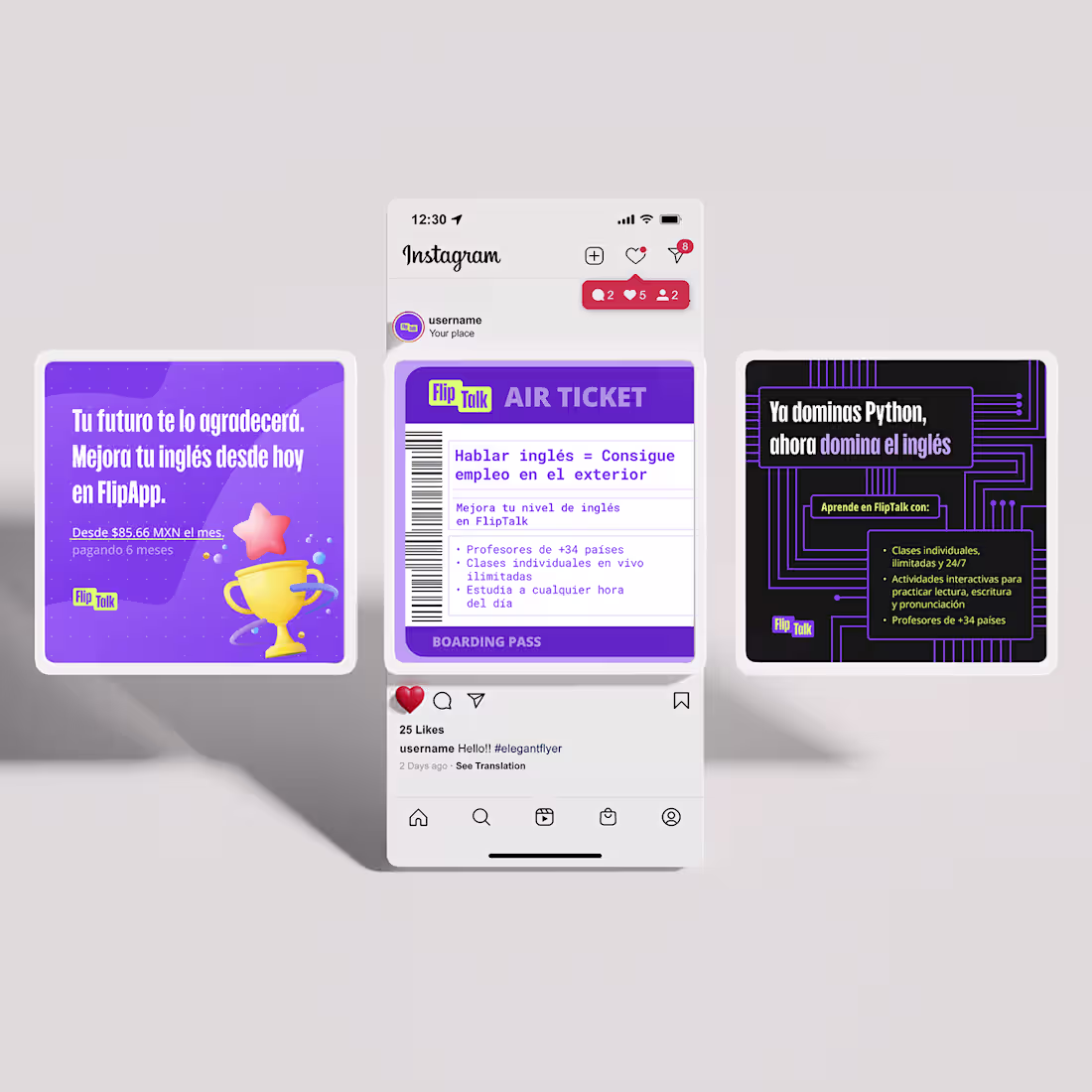 Cover image for FlipTalk motion graphics, videos and ads :: Behance