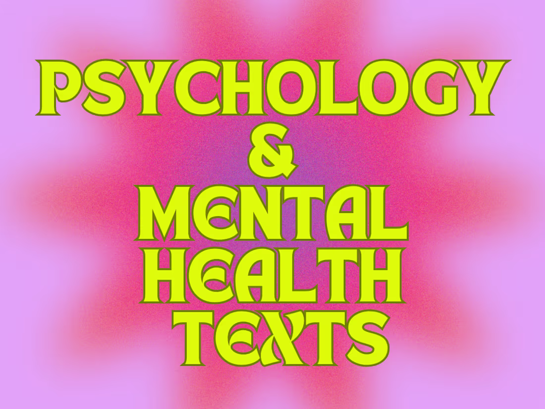 Cover image for Psychology and Mental Health Texts 