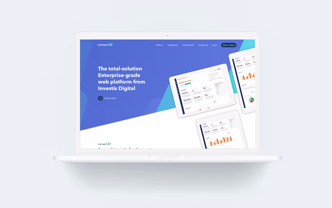 Cover image for Designing Connect.ID: A Modern Site to Win Clients