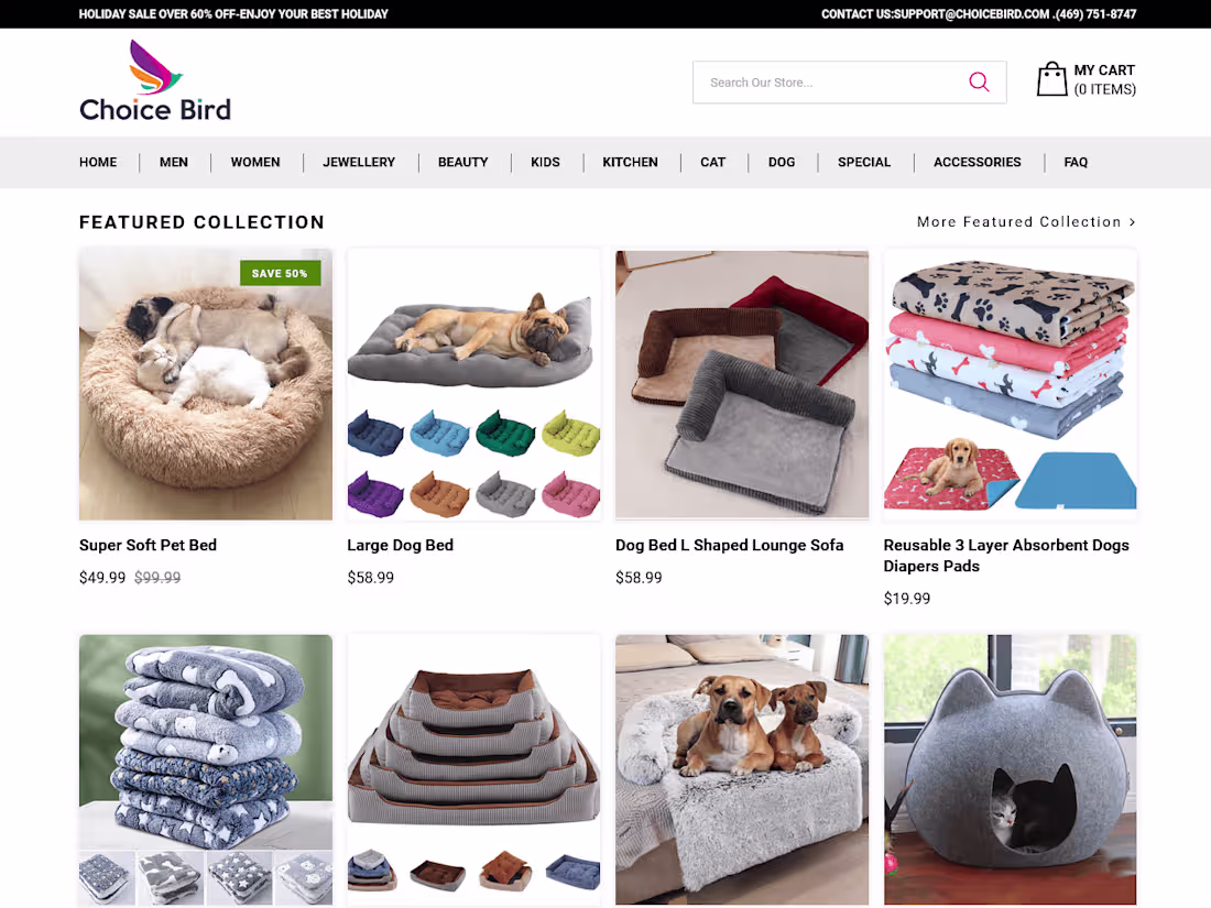 Cover image for Wordpress/Shopify online Store Design and Development