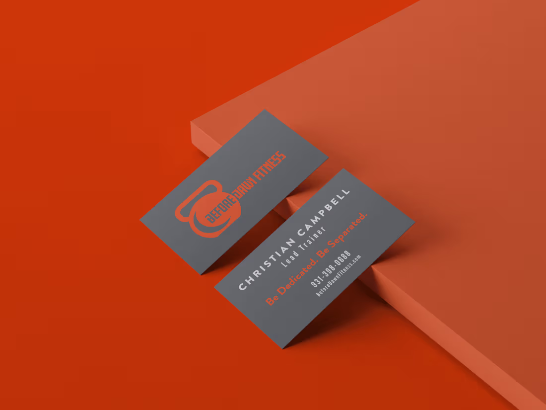 Cover image for Before Dawn Fitness Branding