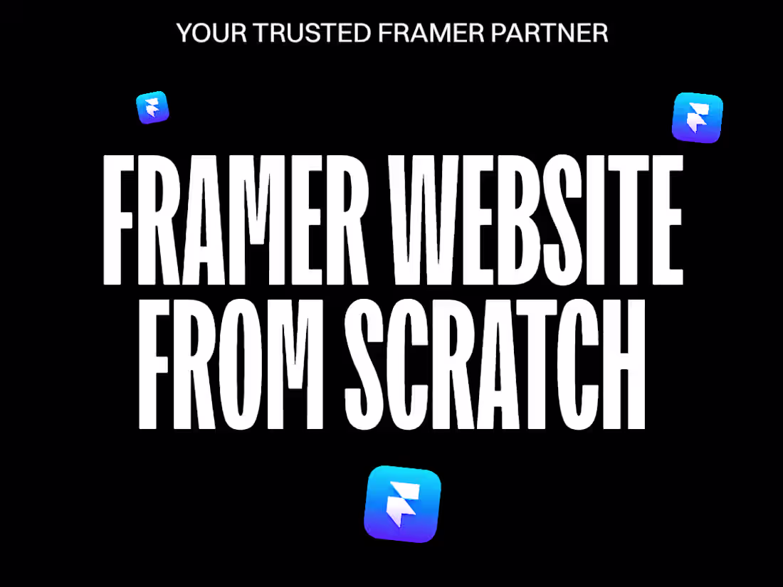 Cover image for High-Converting Framer Website from Scratch