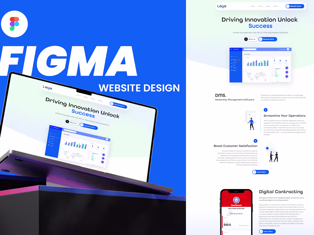 Cover image for Website UI/UX Design
