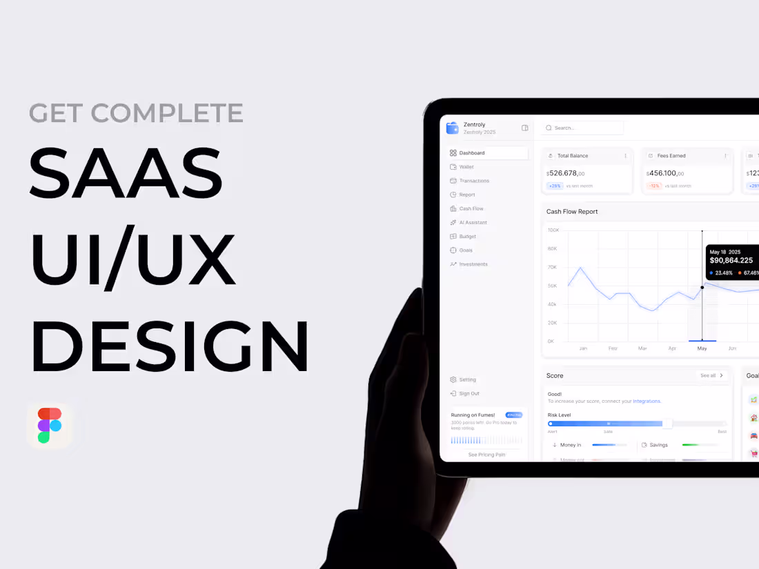 Cover image for Scalable UI/UX for SaaS, CRM, ERP and AI Systems