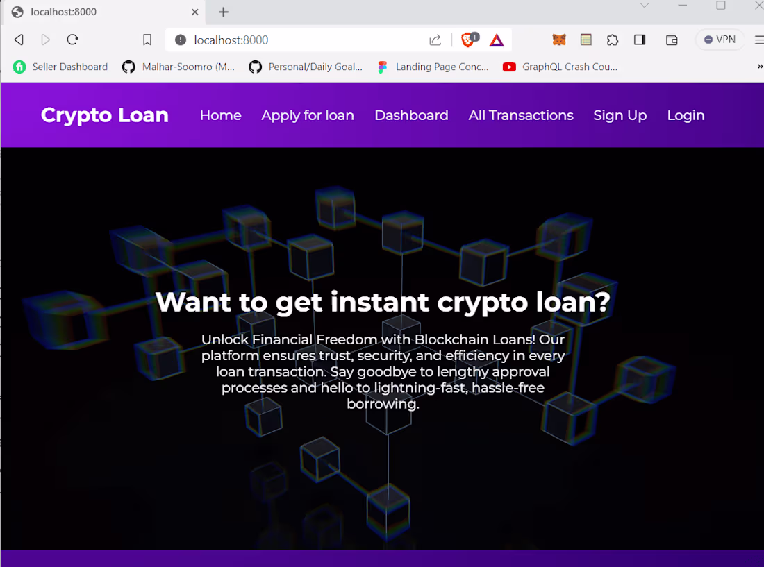 Cover image for Blockchain-Based Loan Web Application