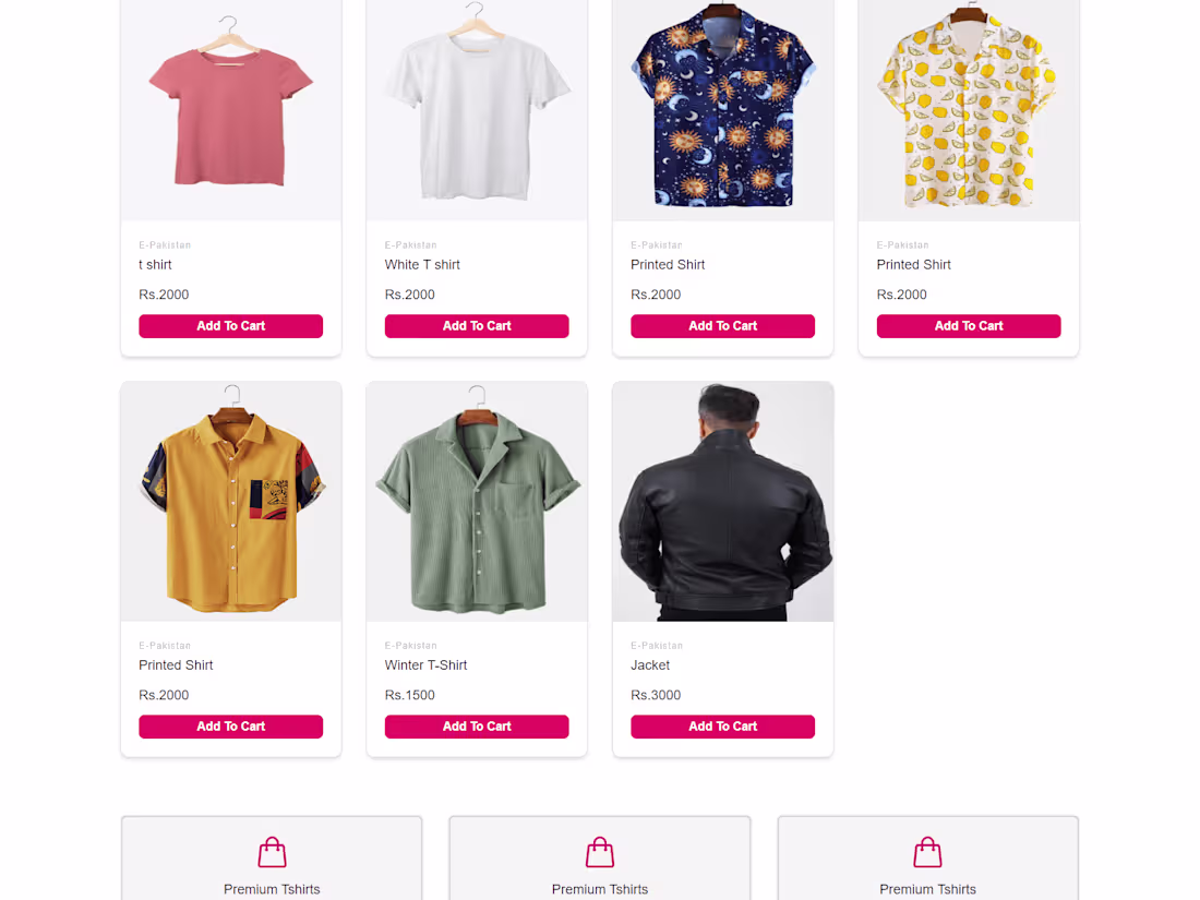 Cover image for React Ecommerce Website